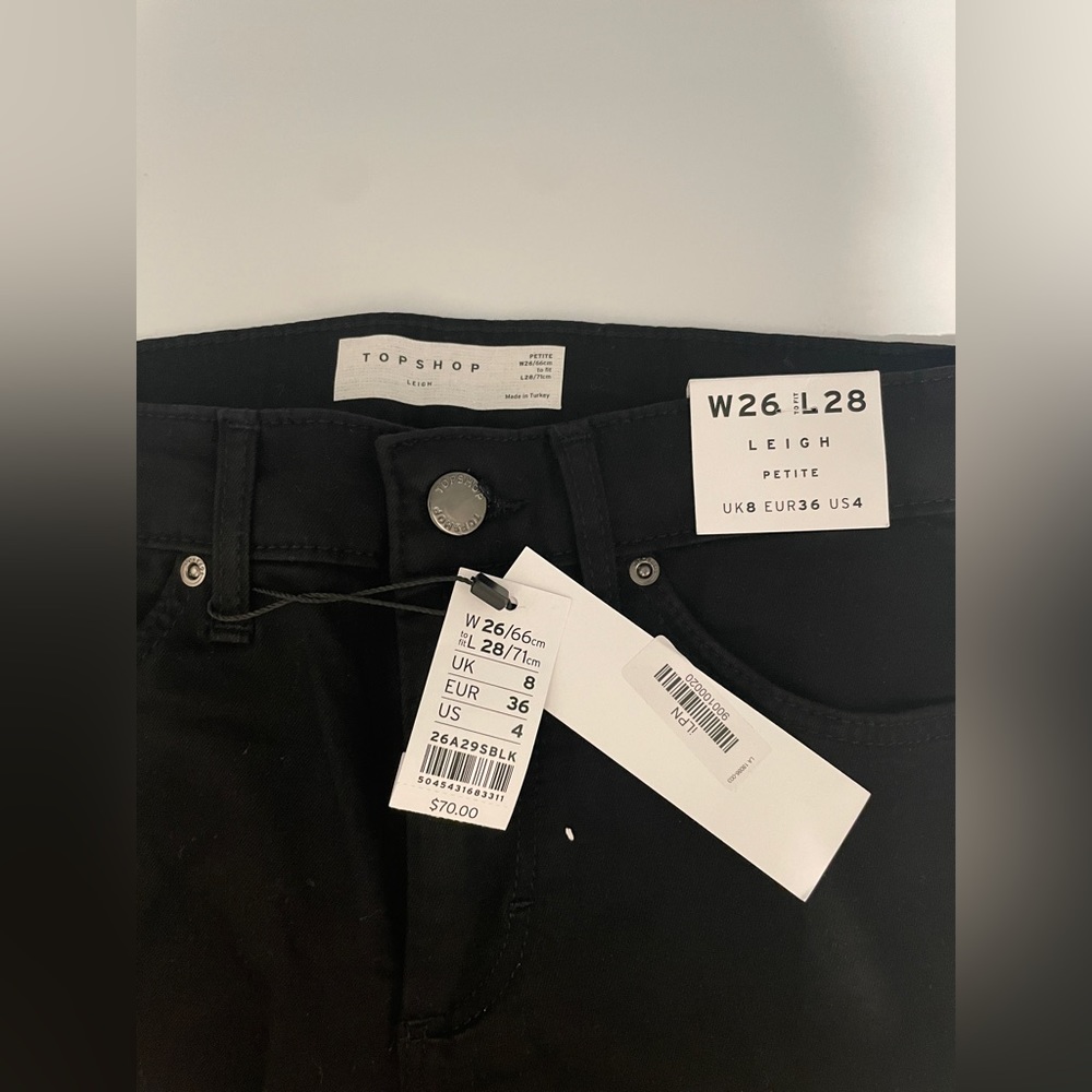 Topshop NWT Petite Leigh Size 4/26